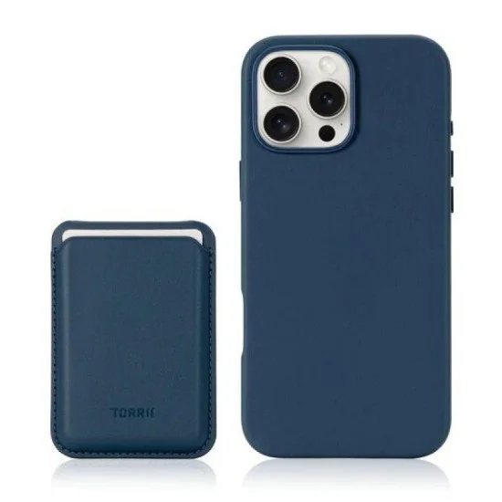 Cover Iphone 16 Pro Max Magsafe Case + Wallet Stand Torrii Koala - Blue